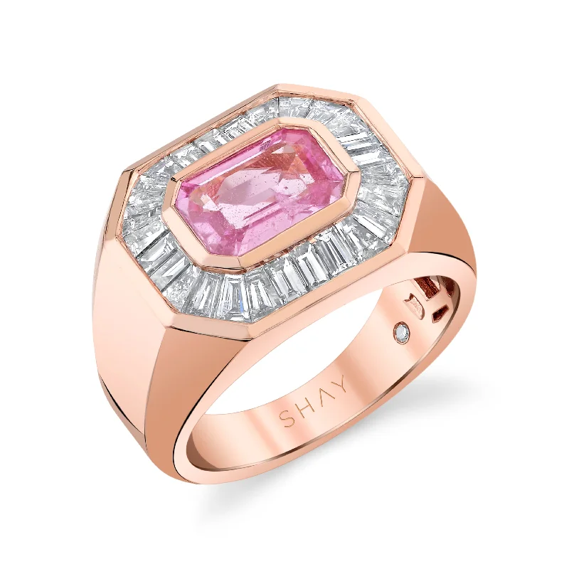 Rose Gold/Pink Sapphire