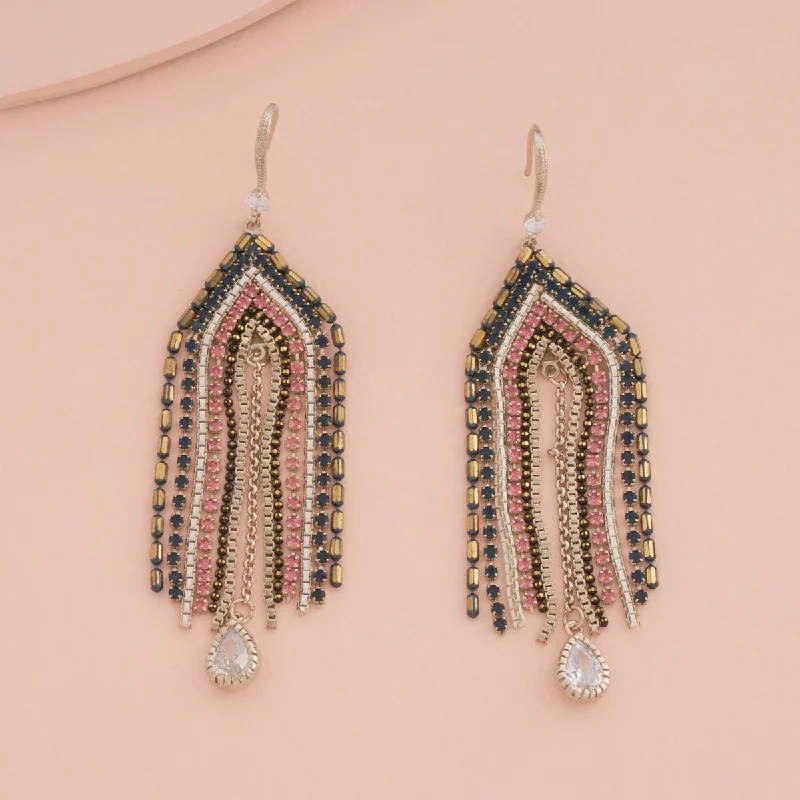 women gemstone earrings -Trendy Earring 164862