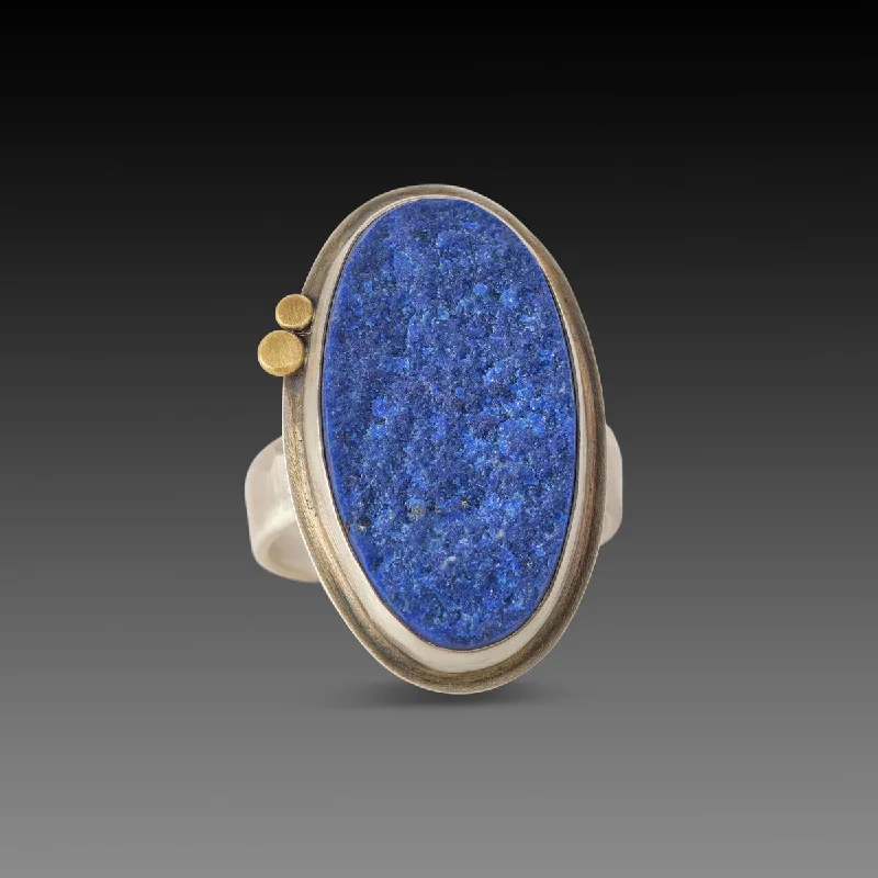 women fashion rings -Lapis Surface Ring