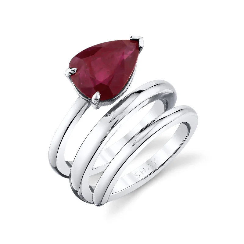 White Gold/Ruby