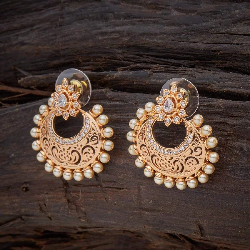 women vintage-style earrings -Zircon Earring 132172