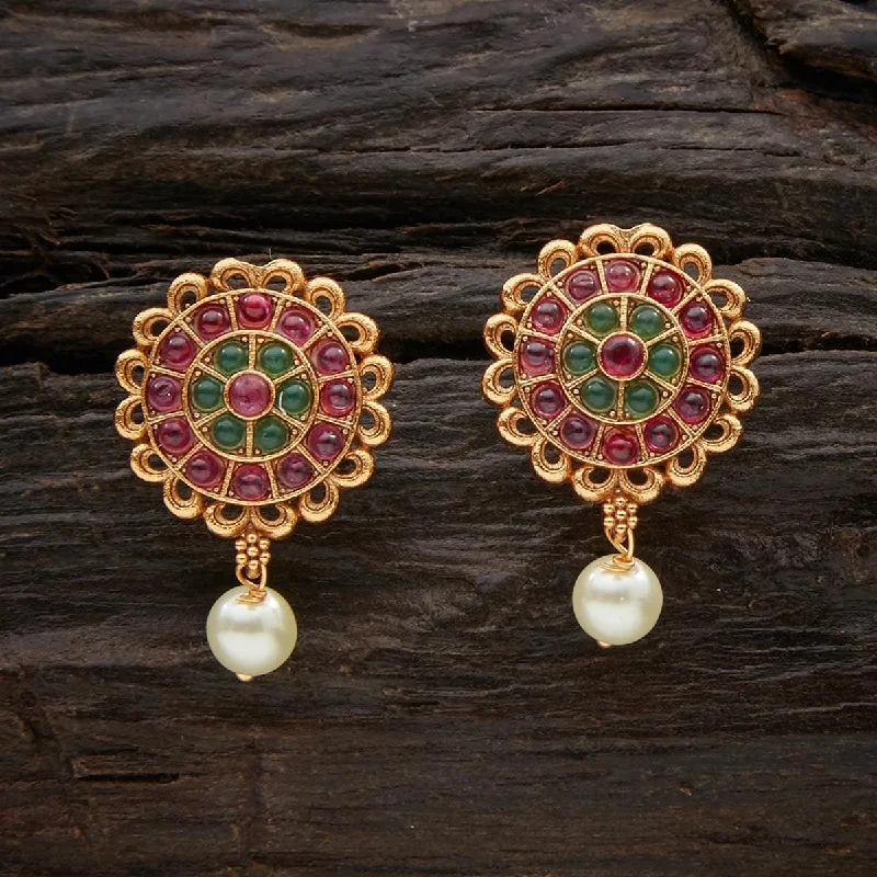 women gemstone earrings -Antique Earring 134314