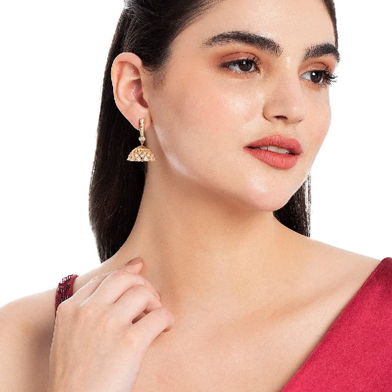 women boho earrings -Zircon Earring 154278