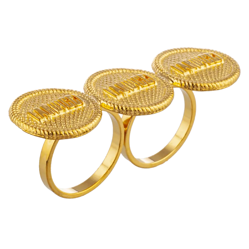 women custom wedding bands -LARUICCI SEAL RING