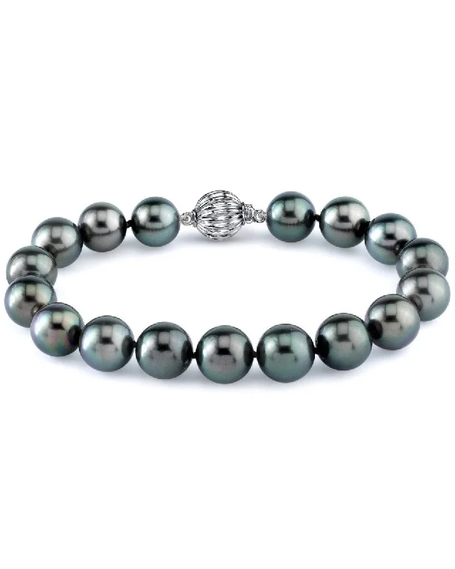 women vintage bracelets -Tahitian True Round Pearl Bracelet, 11.0-12.0mm