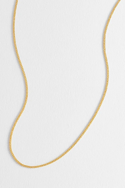 women adjustable necklaces -Curb Chain