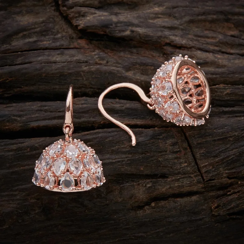 women dangle earrings -Zircon Earring 136405