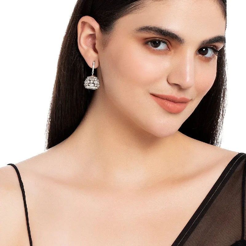 women personalized earrings -Zircon Earring 154275