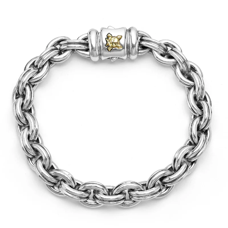 women crystal bracelets -Anthem Double Link Bracelet | 9.5mm