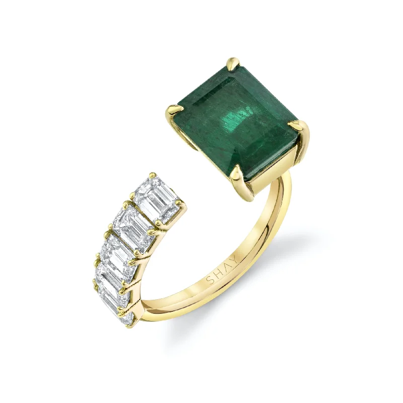 Yellow Gold/Emerald