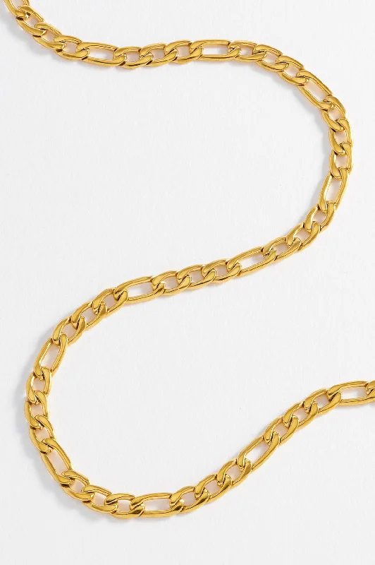 women bridal gold necklaces -Mens Figaro Chain Necklace