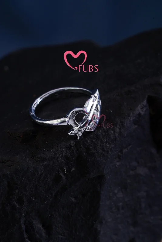 women sapphire and diamond rings -Romantic Arrow Through Heart Ring