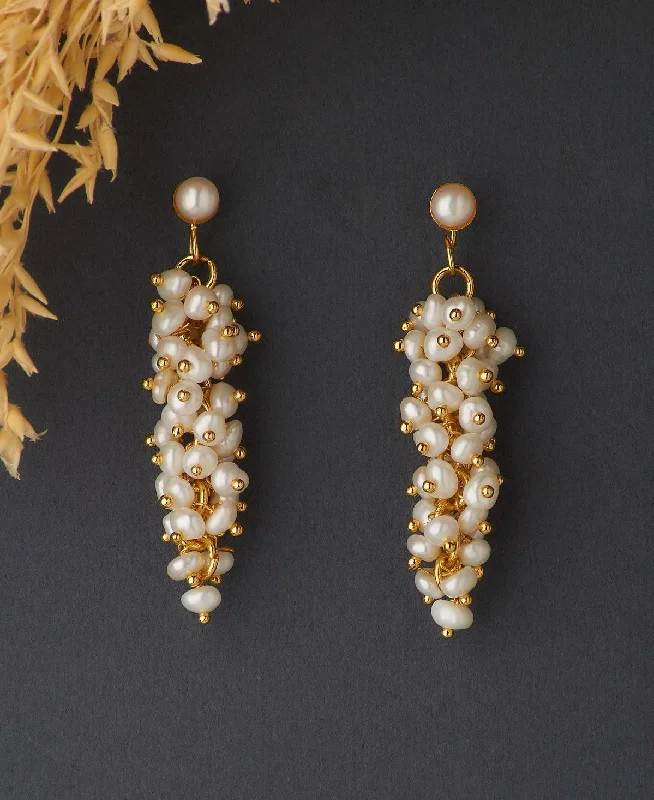 women trendy earrings -Trendy Banjara Pearl Earring