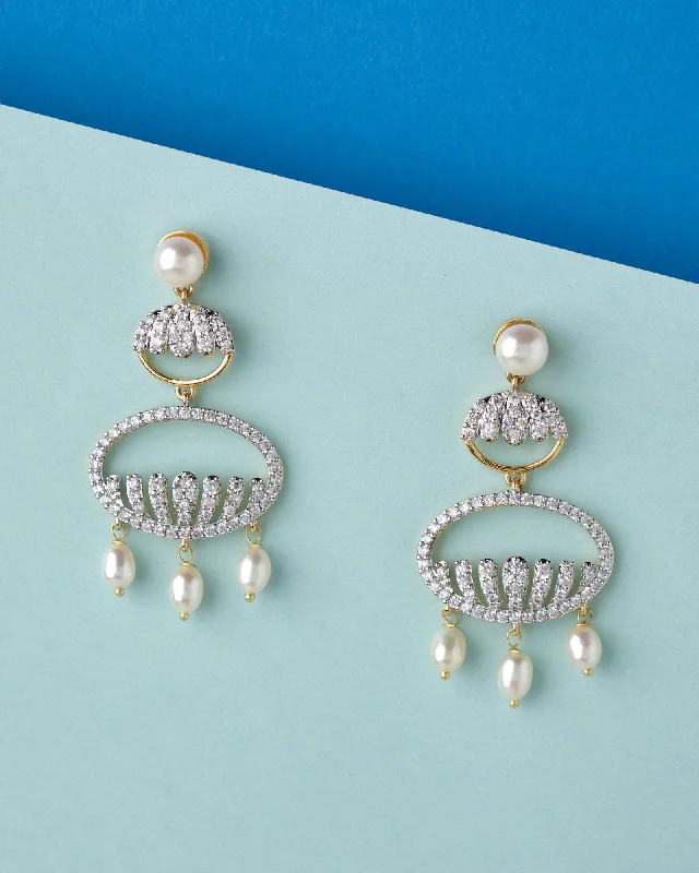 women designer earrings -The Mehrunisa Chand Bali Earring