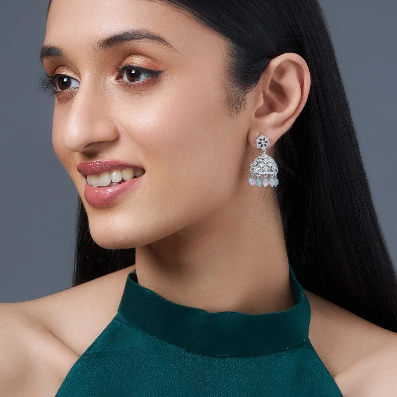 women long dangling earrings -Zircon Earring 155452