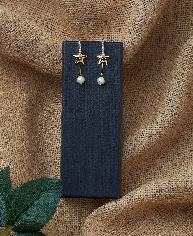 women zodiac earrings -Star Stylish Hanging Earring