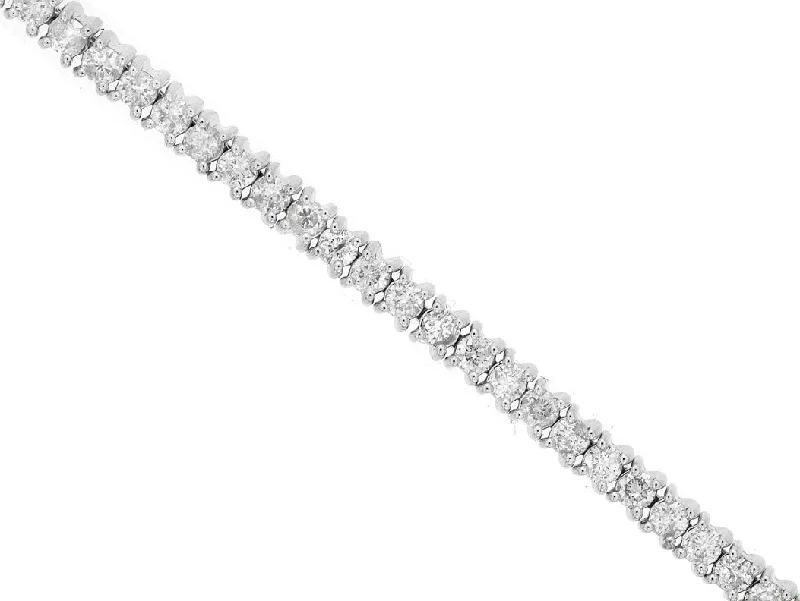 women floral bracelets -2.00 Carat t.w. Diamond Tennis Bracelet