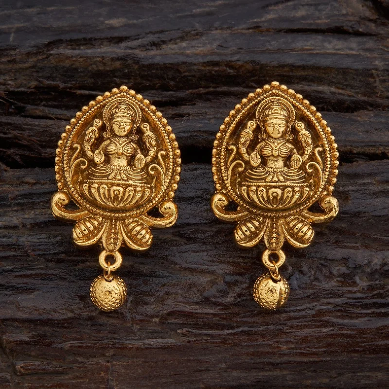 women ear thread earrings -Antique Earring 149053