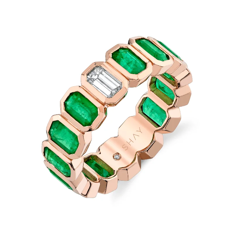 Rose Gold/Emerald