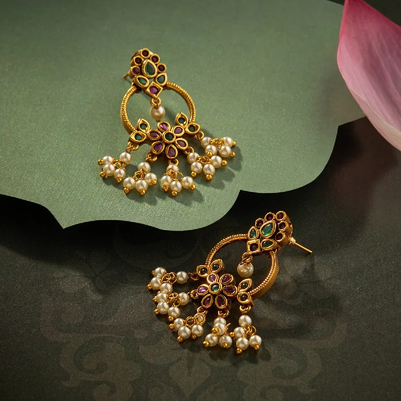 women bold earrings -Antique Earring 156037