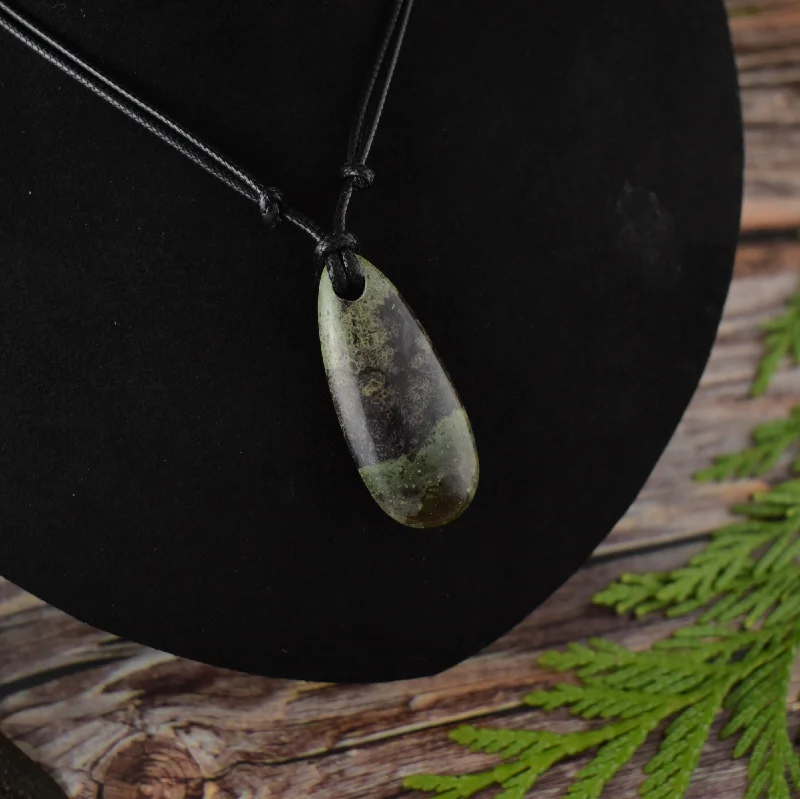 women luxury diamond necklaces -Green Purple Jasper Focal Pendant Necklace